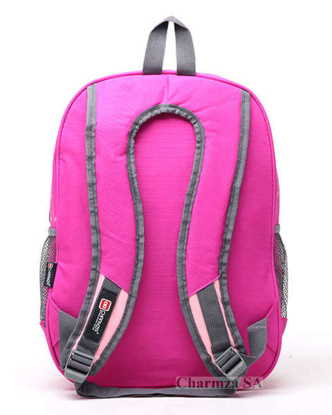 Charmza School Bag Back Pack Pink bobshop .za